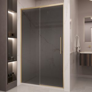 Душевая дверь Vincea Stella 120 Золото матовое / Тонированное
