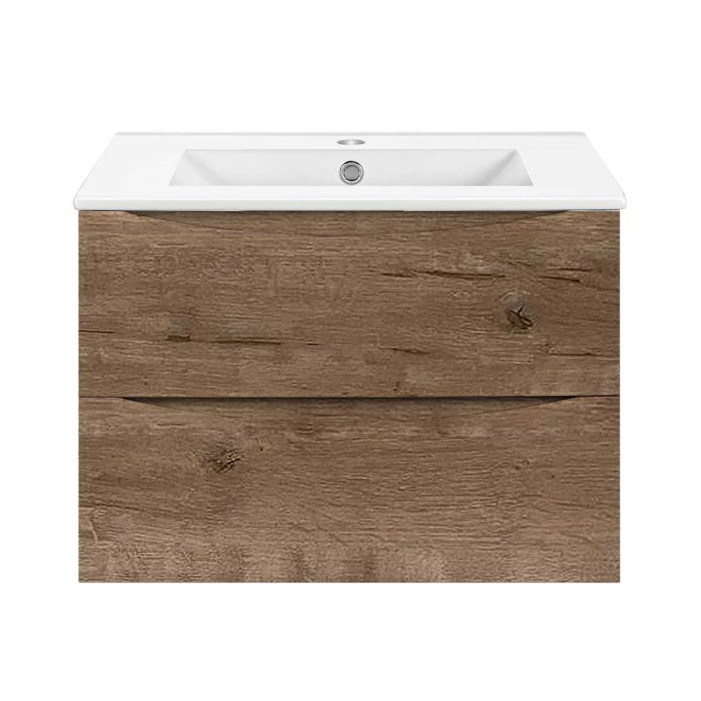 Тумба подвесная Vincea Mia Slim 60 Дуб винтажный