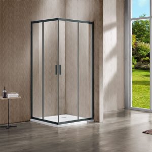 Душевой уголок Vincea Garda Вороненая сталь / Прозрачное
