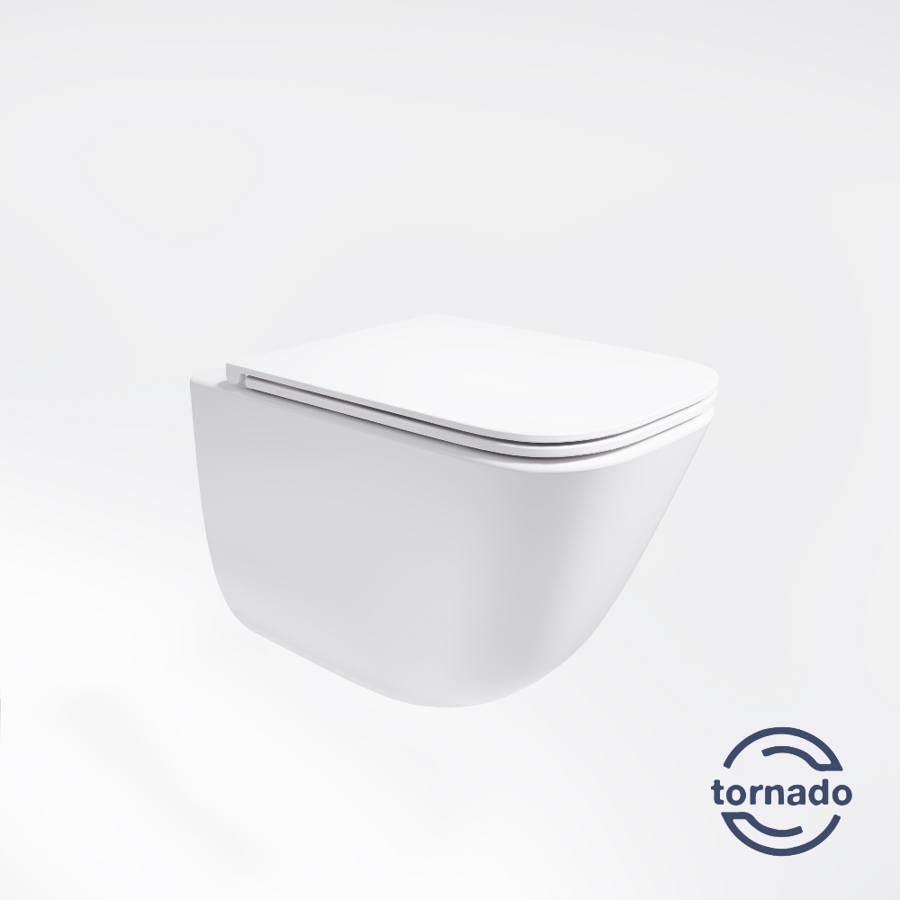 Унитаз подвесной Vincea Demi Tornado 3.0 Белый глянцевый — изображение 2