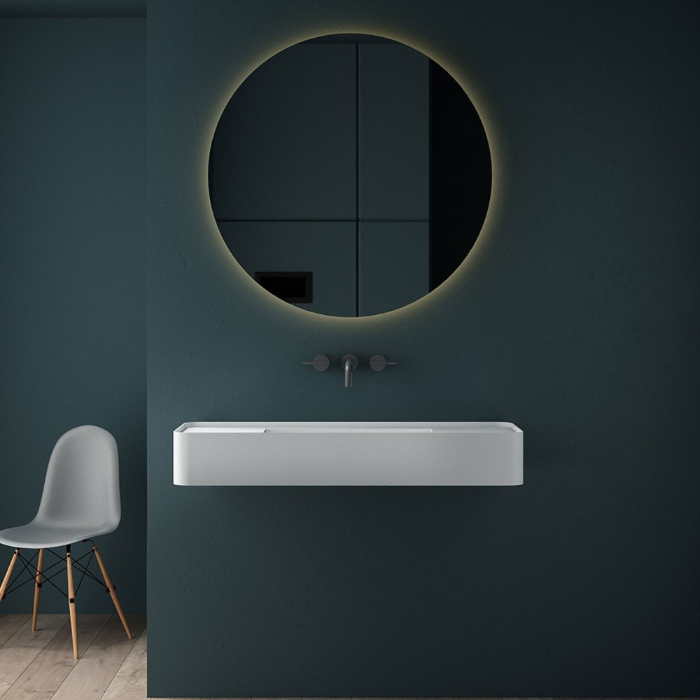 Раковина подвесная Vincea Solid Surface 120 Белый матовый — изображение 2